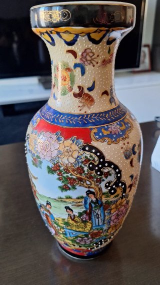 Jarrón Satsuma Japonés Exportación