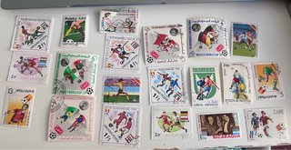 Lote Sellos Fútbol Mundial
