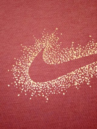Sudadera Nike corta con capucha rosa Talla M