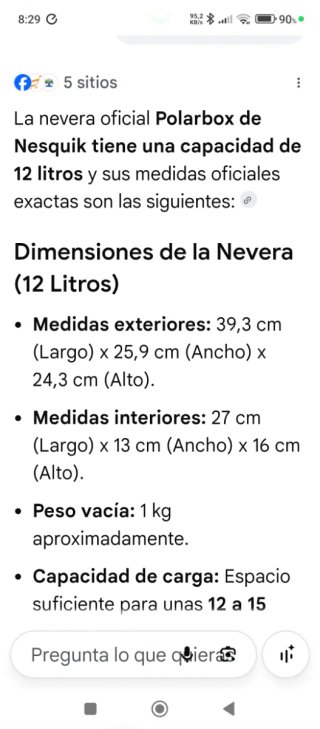 Nevera Portátil Nesquik Polarbox