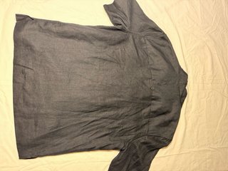 Camisa Zara Linho Preta M