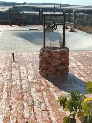 Hormigón impreso para exteriores