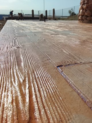Hormigón impreso para exteriores