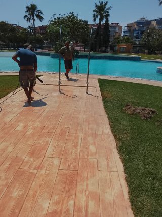 Hormigón impreso para exteriores