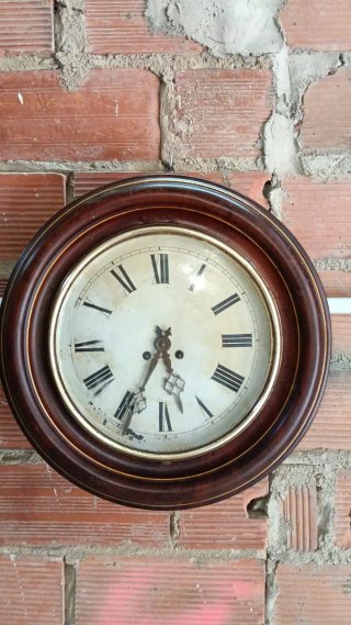Reloj de pared antiguo Francia S.XIX