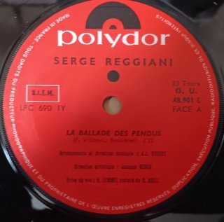 Serge Reggiani Vinilo Polydor