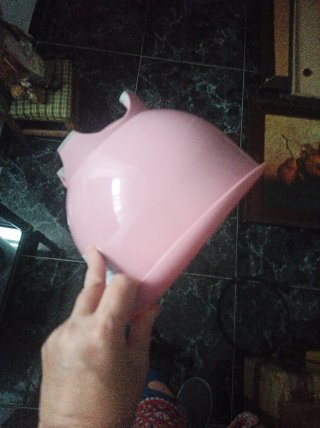 Bol mezclador rosa
