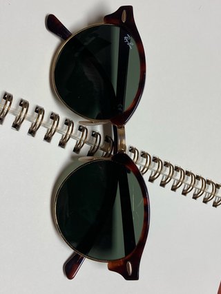 Ray Ban Clubmaster Round Marrones