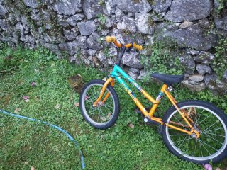 Bicicleta Orbea Infantil Naranja/Turquesa