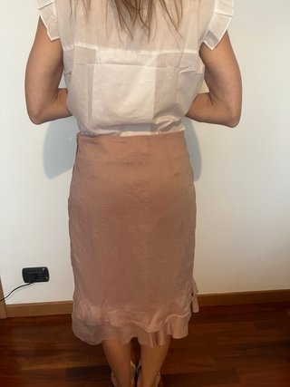 Gonna H&M ramia rosa antico S