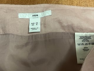 Gonna H&M ramia rosa antico S