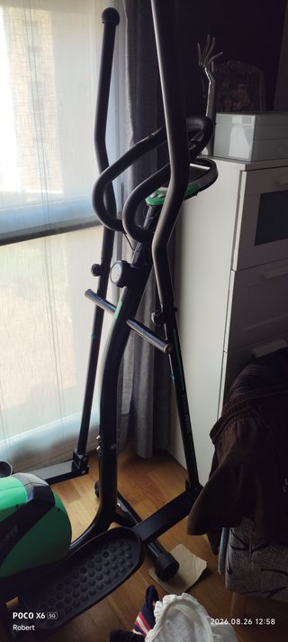 Bicicleta Elíptica Verde y Negra