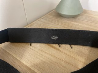 Cinturón elástico flecos metálicos