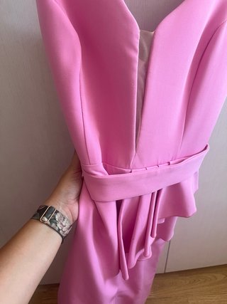 Vestido de fiesta rosa