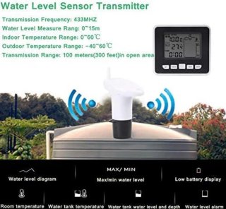 Monitor Inalámbrico ultrasónico Nivel Agua