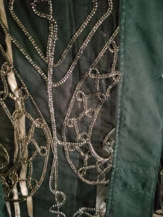 Cazadora vaquera con encaje