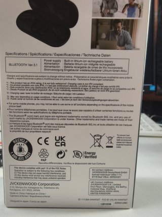 JVC HA-NP35T True Wireless IPX4 Auricolari