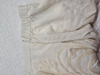 Conjunto Top y Falda Adriana Beige
