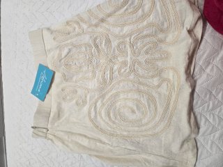 Conjunto Top y Falda Adriana Beige