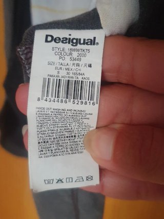Camiseta Desigual Talla S Estampada