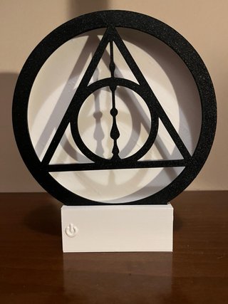 Lampada LED Harry Potter Simbolo Morte