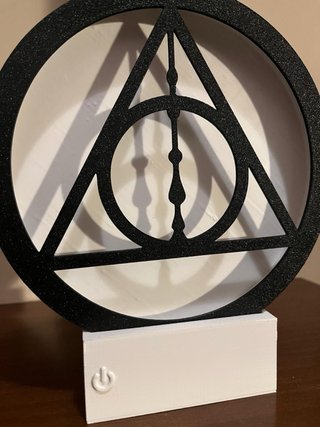 Lampada LED Harry Potter Simbolo Morte