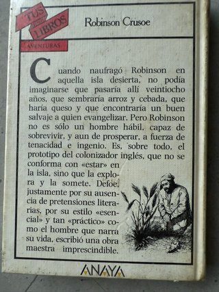 Libro - Robinson Crusoe PARA ADULTOS