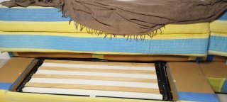 Cama sillón plegable