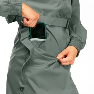 Chubasquero / Impermeable verde oliva Decathlon