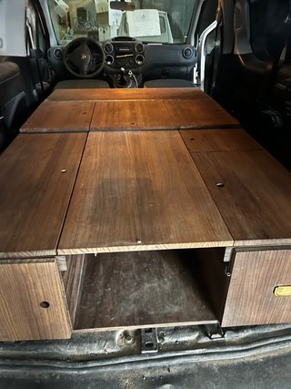 Kit camper furgoneta madera