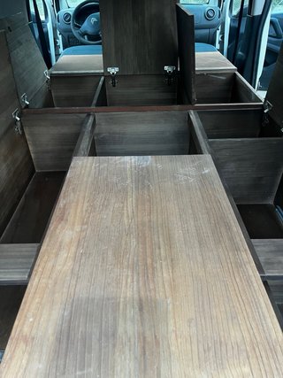 Kit camper furgoneta madera