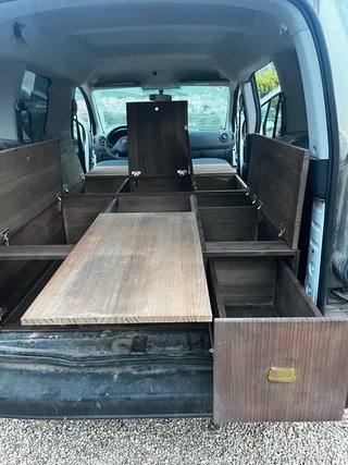 Kit camper furgoneta madera