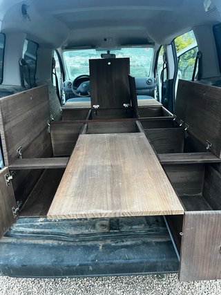 Kit camper furgoneta madera