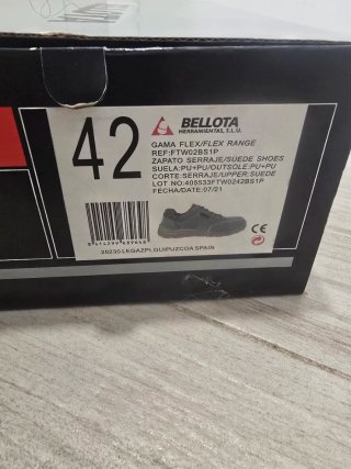 Zapatos de seguridad Bellota Beige