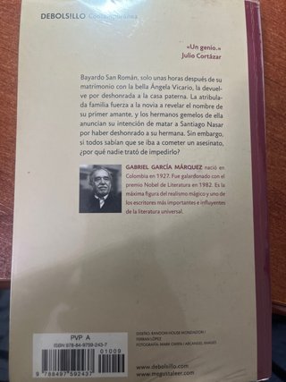 Crónica de una muerte anunciada