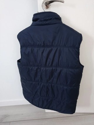 Chaleco acolchado azul talla L