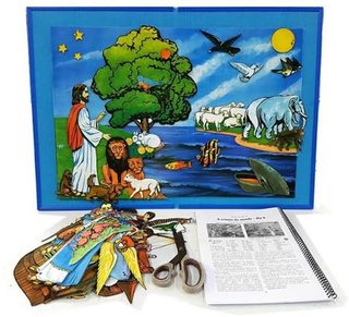 Biblia con Laminas de Fieltro con Maleta y Tablero