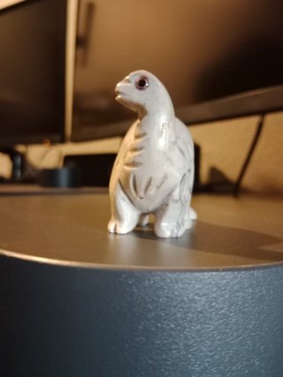 Figura Dinosaurio Piedra Gris Marrón