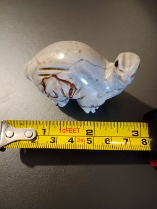 Figura Dinosaurio Piedra Gris Marrón
