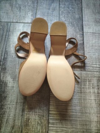 Sandalias Tina's Marrón Ante Plataforma