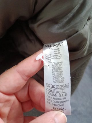 Chaqueta militar verde talla XL
