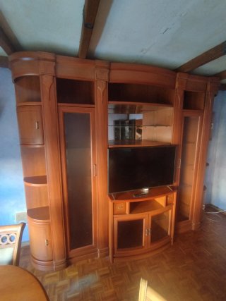 Mueble de salón madera marrón