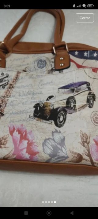 Maletín portátil con diseño vintage