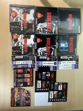 Pack Biohazard 1, 2, 3 PS1 Japonés