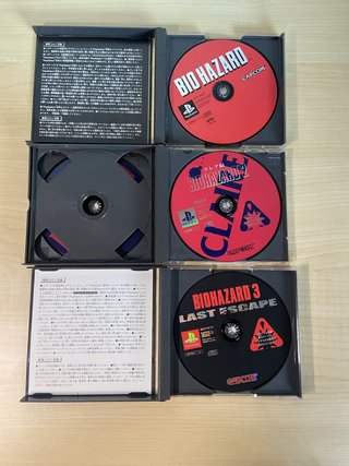 Pack Biohazard 1, 2, 3 PS1 Japonés