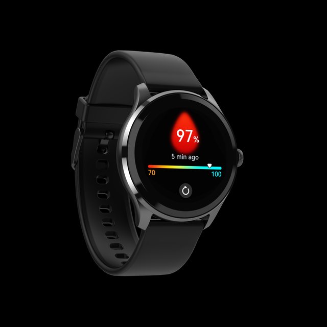 Reloj inteligente con GPS Leotec Simma negro