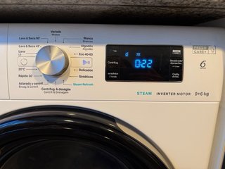 Lavadora secadora Whirlpool 9+6 kg
