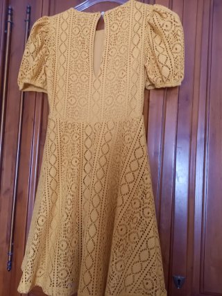 Vestido amarillo Springfield talla M