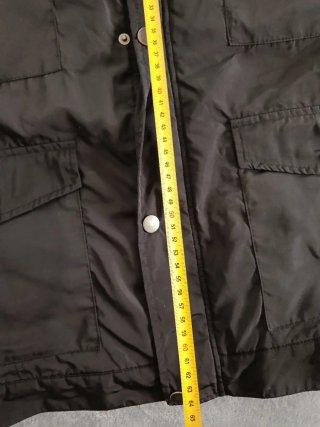 Chaqueta militar negra hombre Talla L