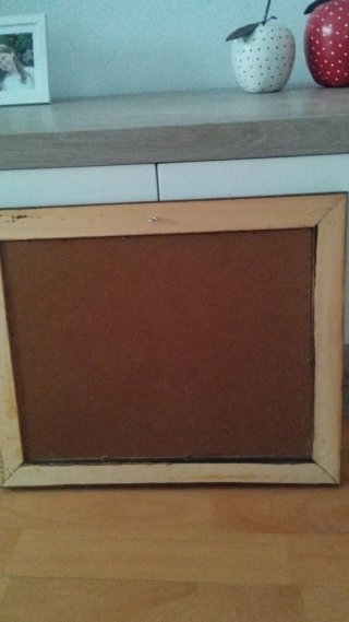 Cuadro Óleo Paisaje Rural 43x35